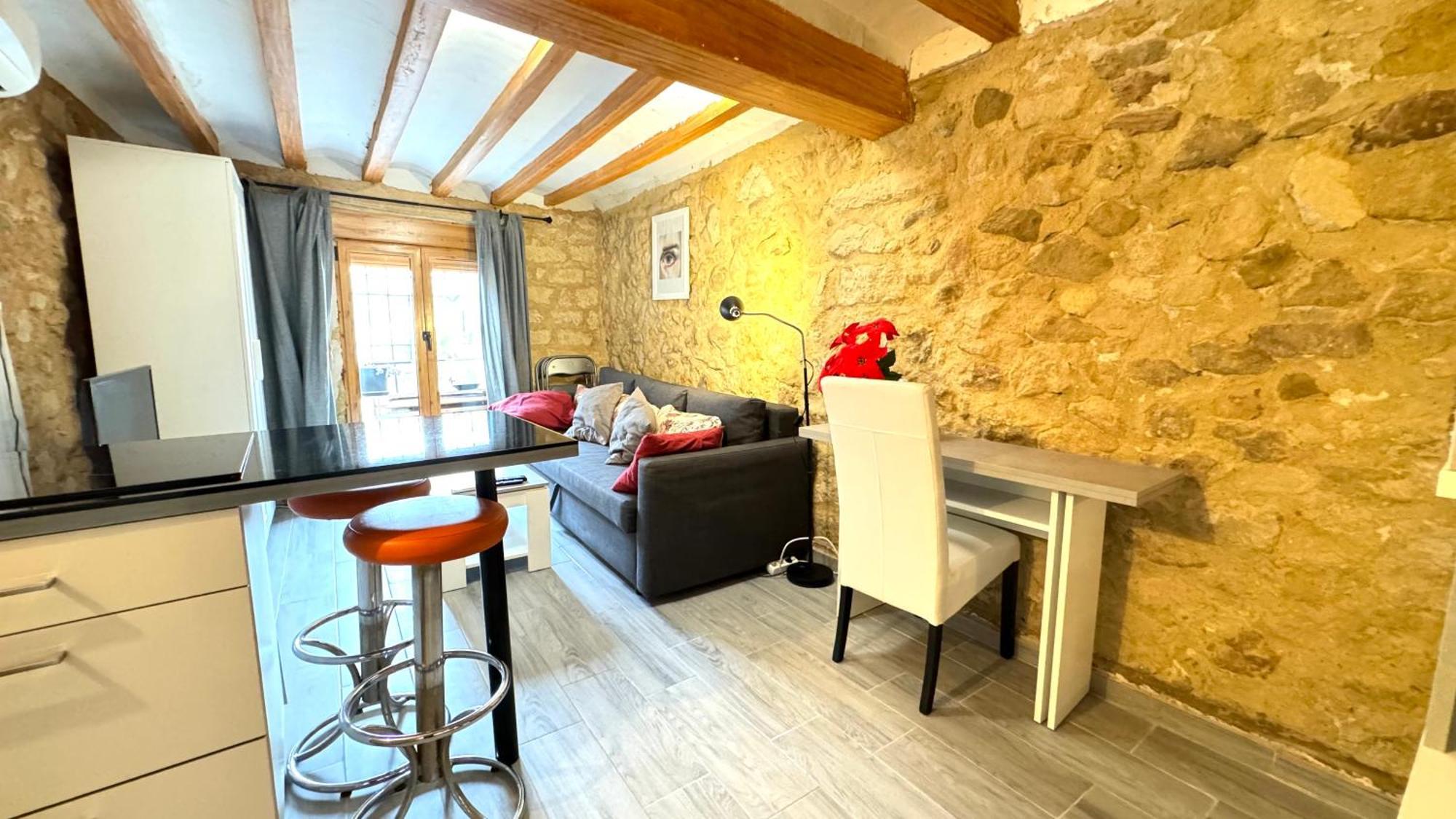 Apartamento Loft De Piedra En Centro Historico - Casco Antiguo Alicante Exterior foto